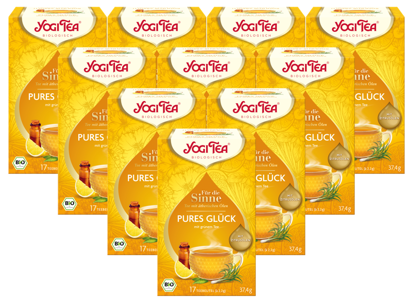 10 x BIO YOGI TEA FTS Pures Glück | 10x37,4g 