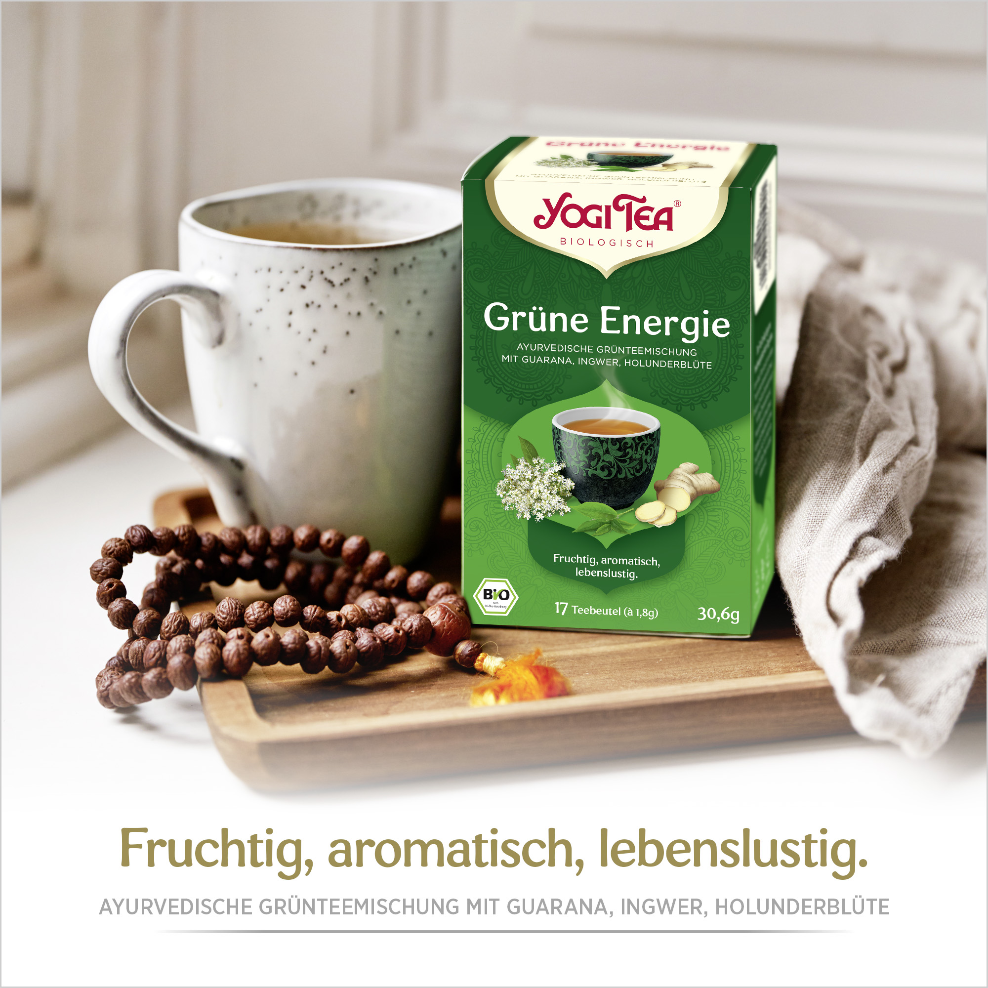 BIO YOGI TEA Grüne Energie | 17 x 1,8g