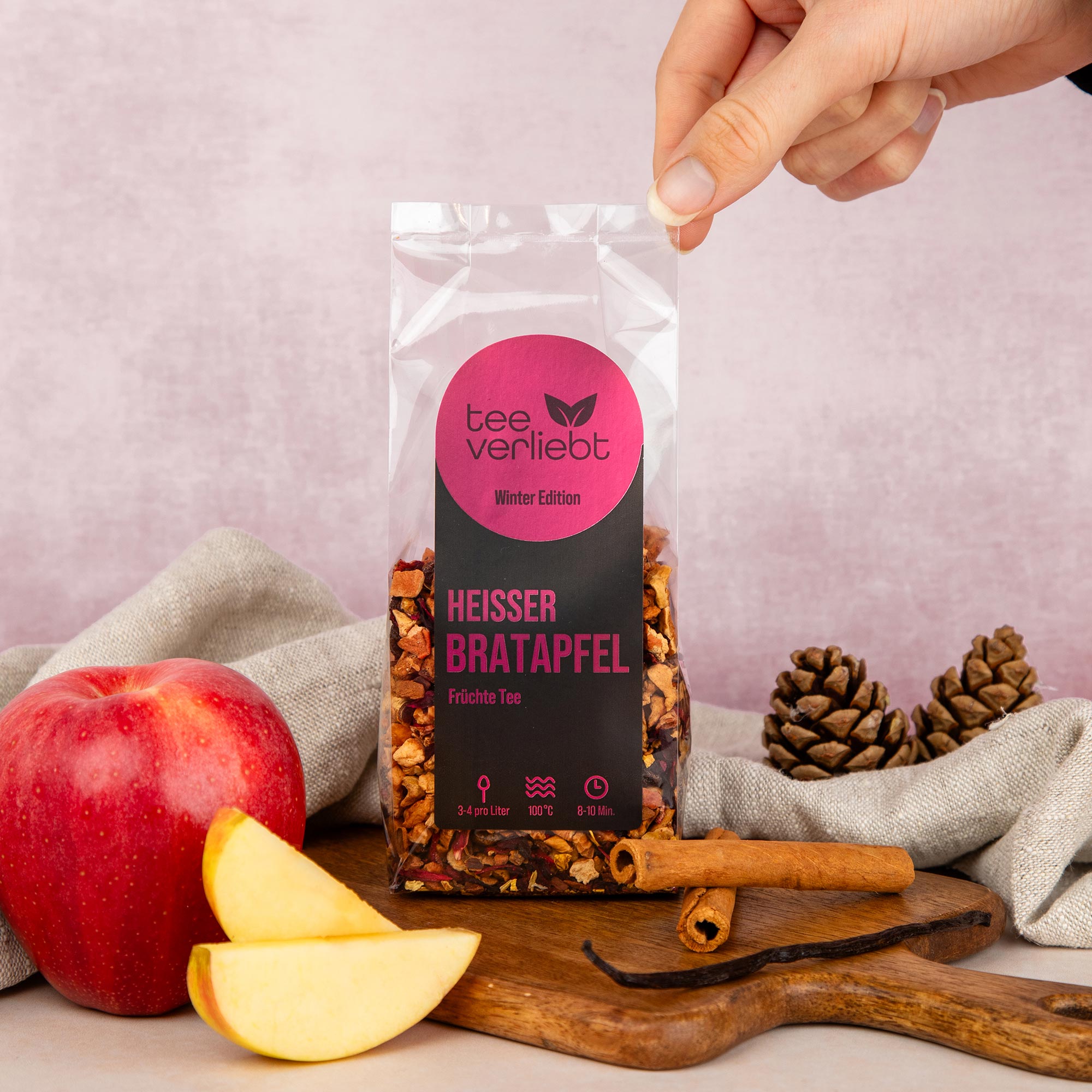 Heißer Bratapfel | 100g Früchtetee - Winter Edition