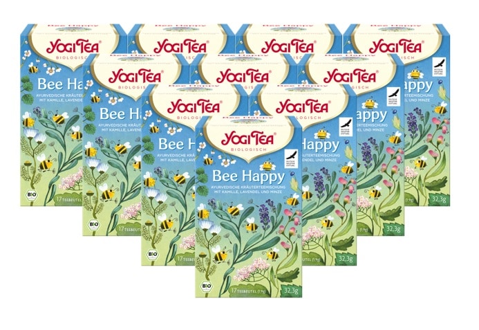 10 x BIO YOGI TEA Bee Happy | 10 x 32,3g 