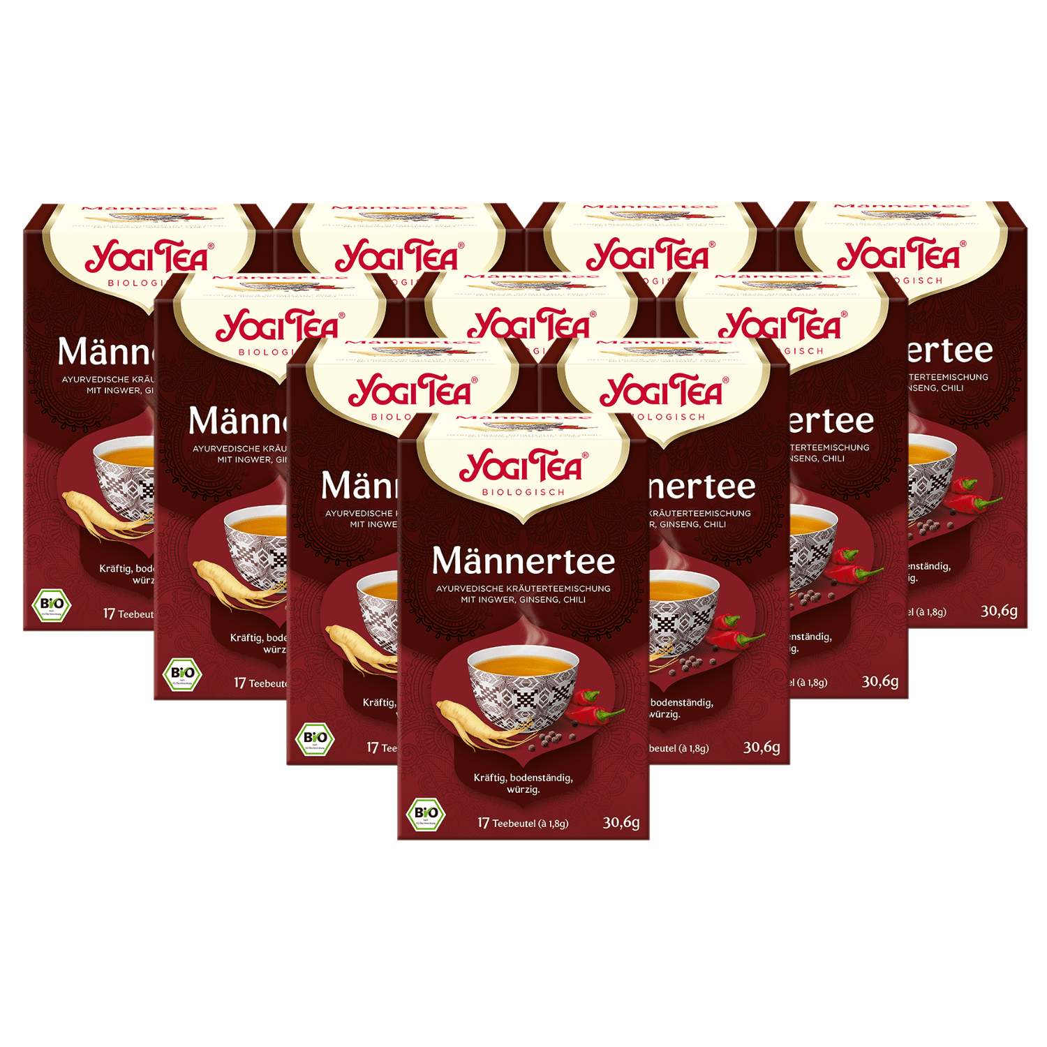 10 x BIO YOGI TEA Männertee | 10 x 30,6g