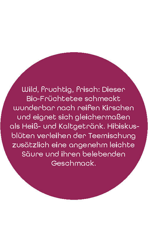 BIO Früchtetee Wildkirsch | 1kg 