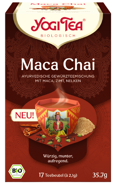 BIO YOGI TEA Maca Chai | 17x 2,1g