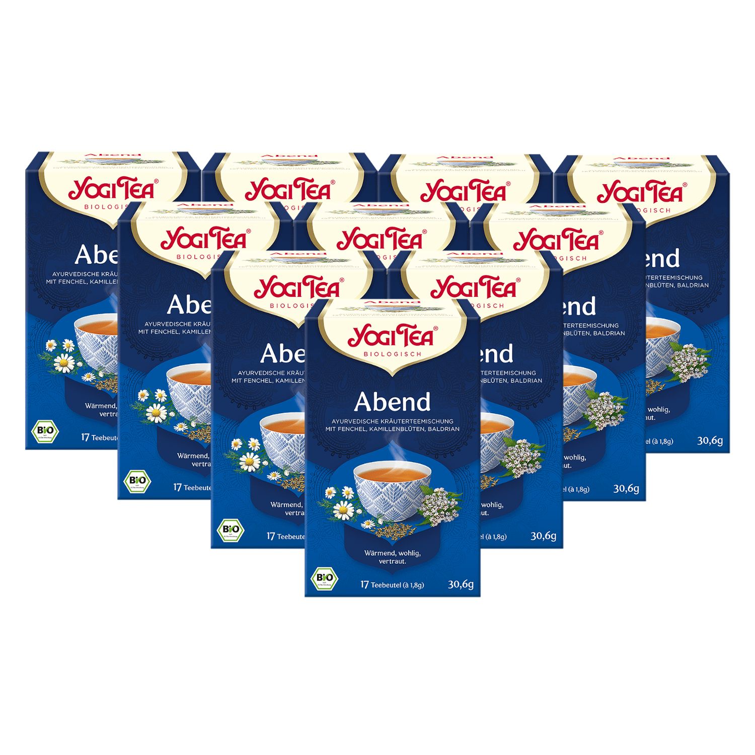 10 x BIO YOGI TEA Abend | 10 x 30,6g 