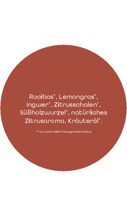 BIO Rooibostee Ingwer und Lemon | 1 kg 