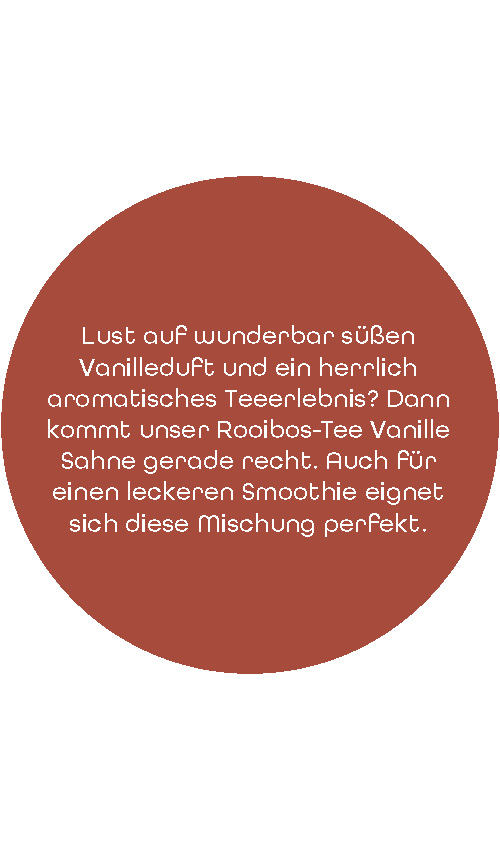 BIO Rooibos Vanille-Sahne | 100g 