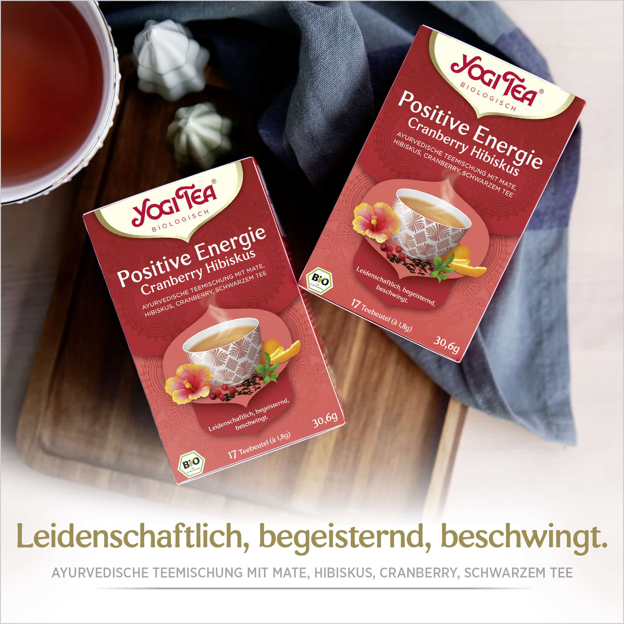 3 x BIO YOGI TEA Positive Energie | 3 x 30,6g