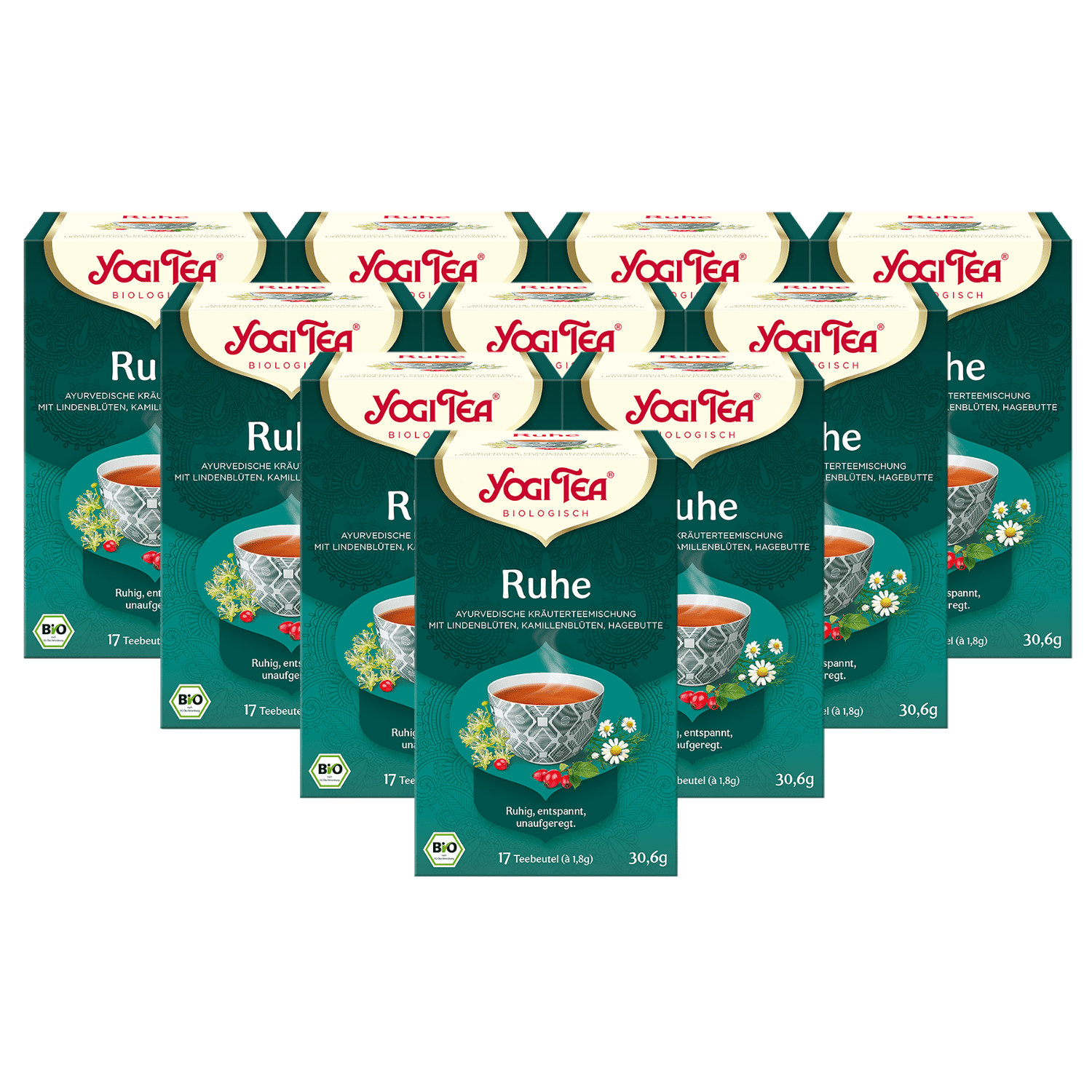 10 x BIO YOGI TEA Ruhe | 10 x 30,6g