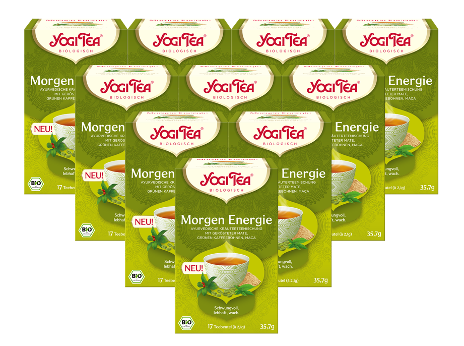 10x YOGI TEA Morgen Energie BIO | 10 x 35,7g