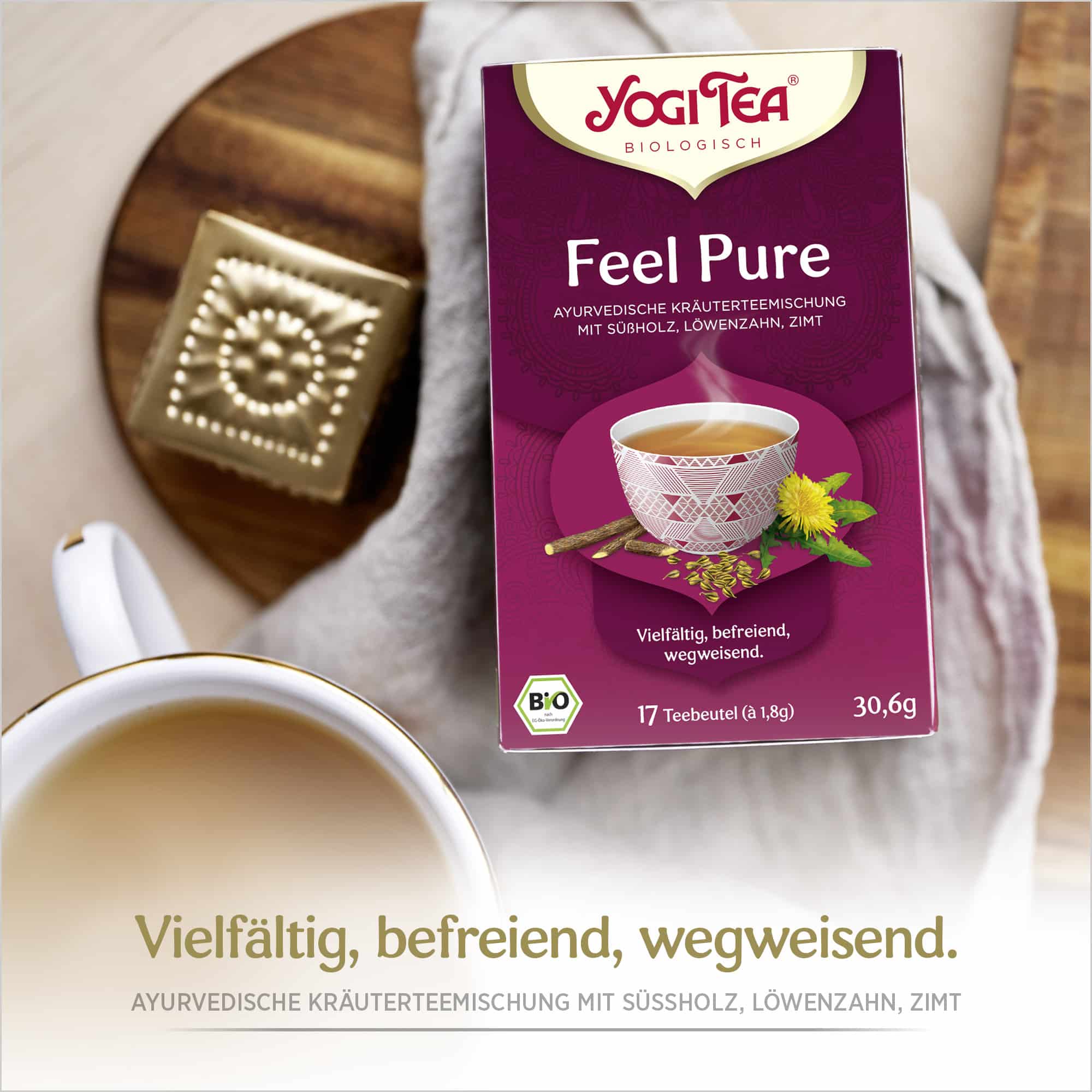 10 x BIO YOGI TEA Feel Pure | 10 x 30,6g 