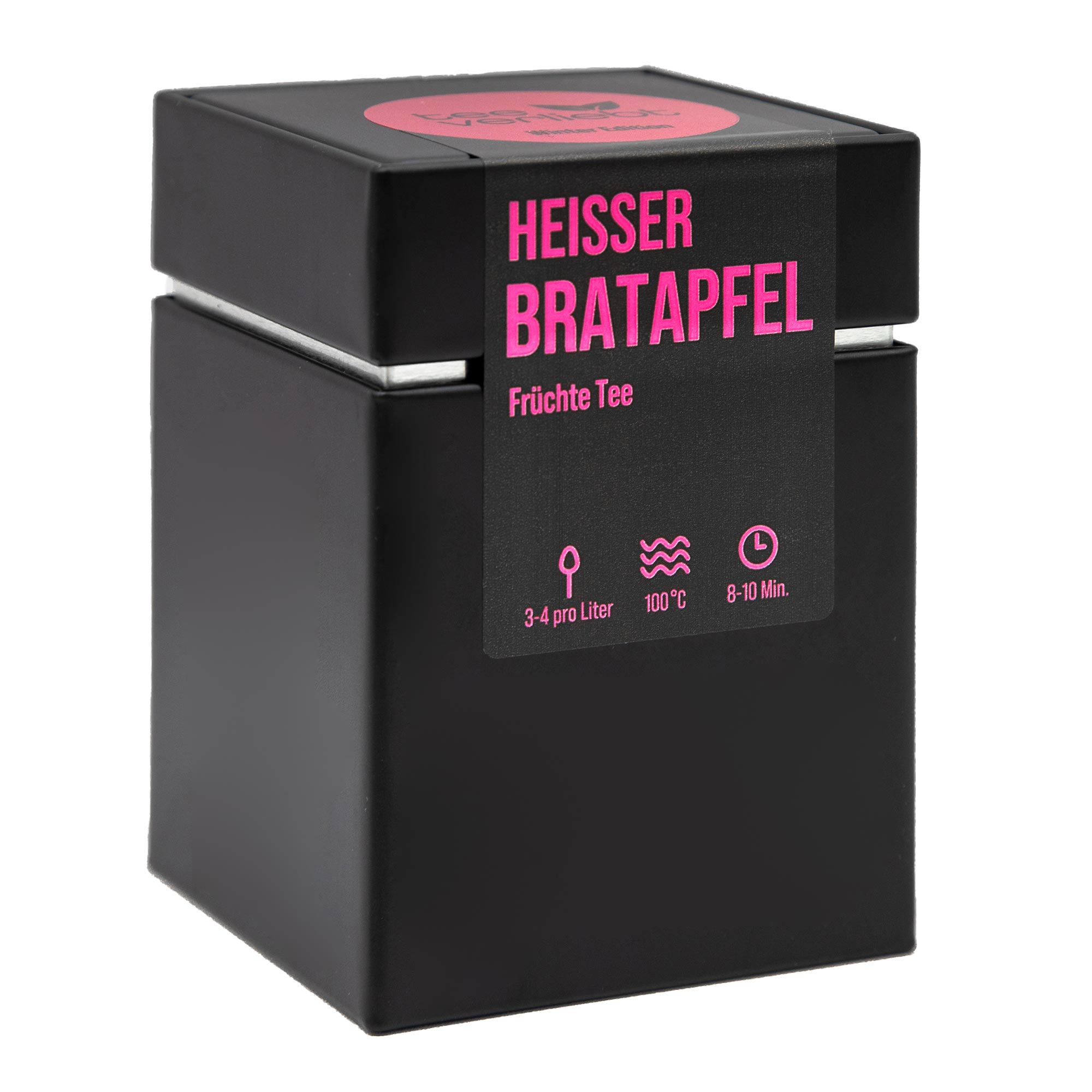 Heißer Bratapfel Geschenkdose | 80g Früchtetee - Winter Edition