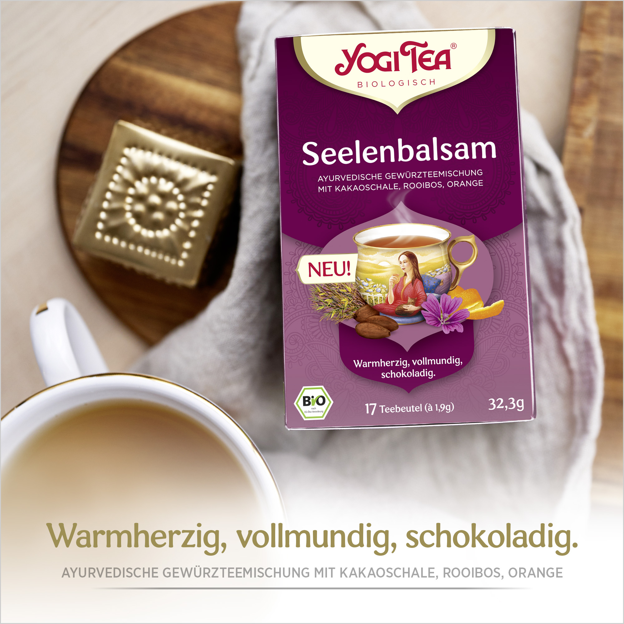 BIO YOGI TEA Seelenbalsam | 17 x 1,9g