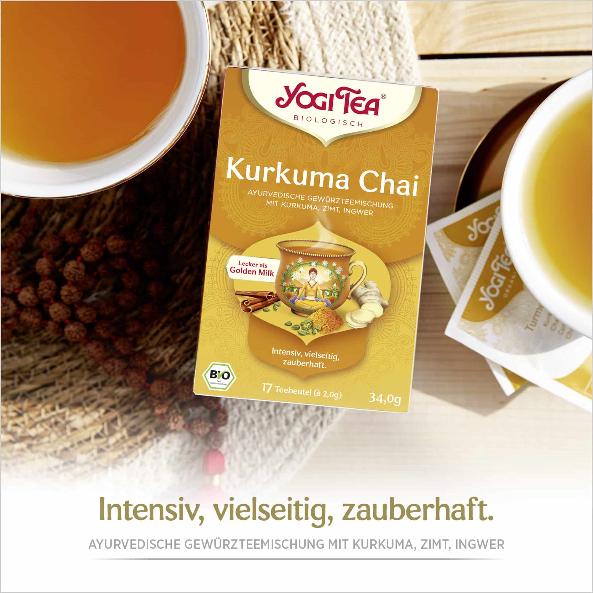 3 x BIO YOGI TEA Kurkuma Chai | 3 x 34g
