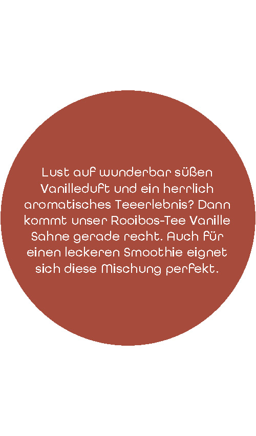 BIO Rooibos Vanille-Sahne Rotbuschtee | 1kg 