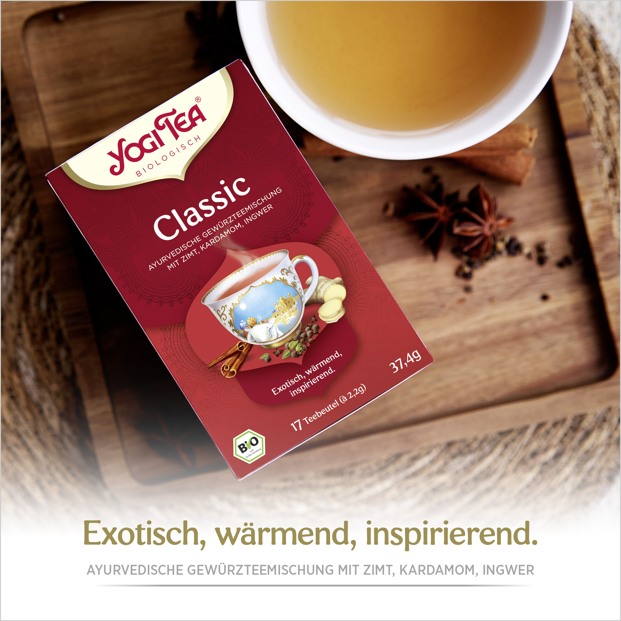 3 x BIO YOGI TEA Classic Chai | 3 x 37,4g