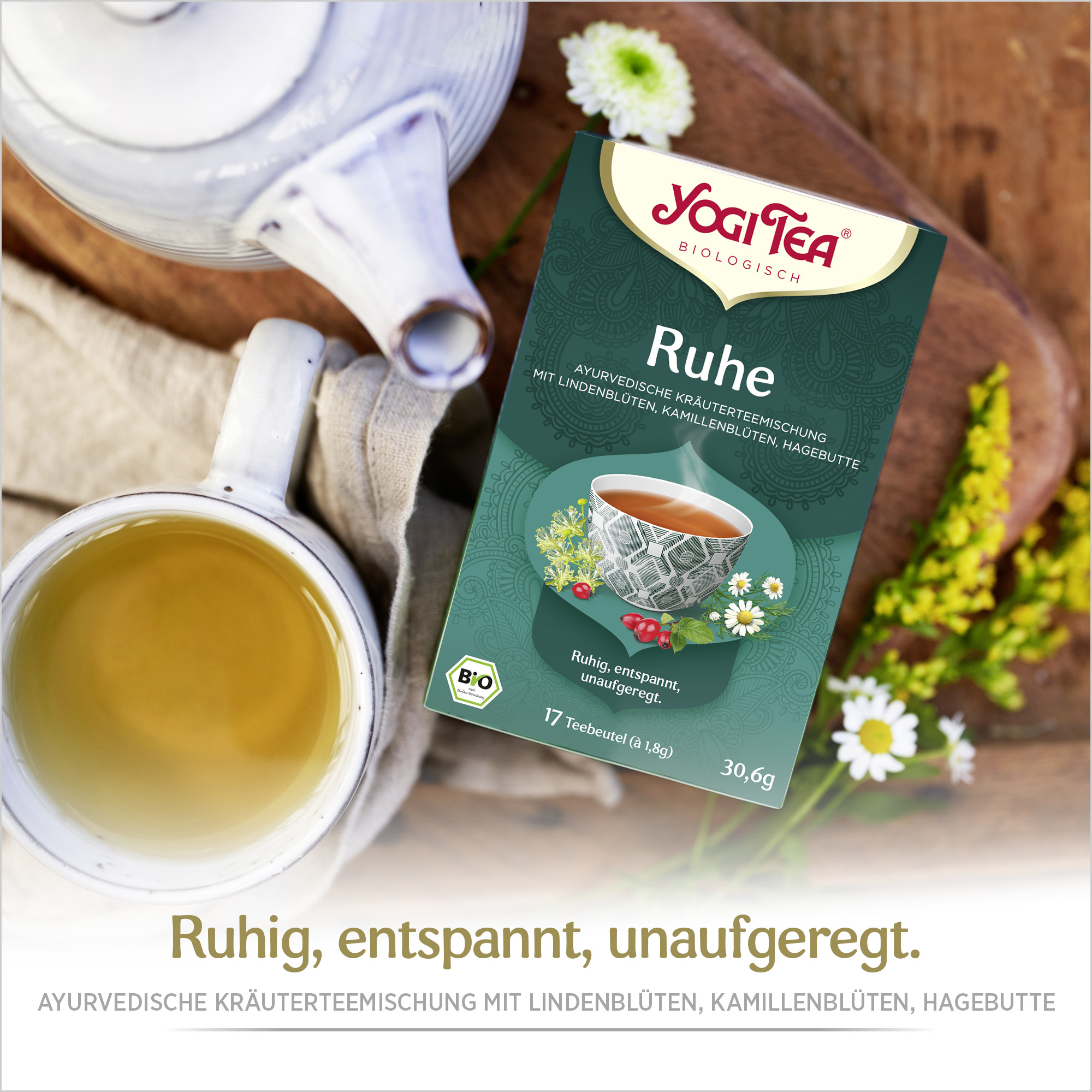 BIO YOGI TEA Ruhe | 17 x 1,8g