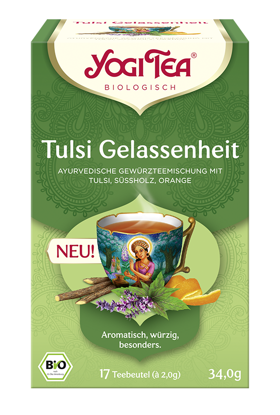 BIO YOGI TEA Tulsi Gelassenheit | 17 x 2g