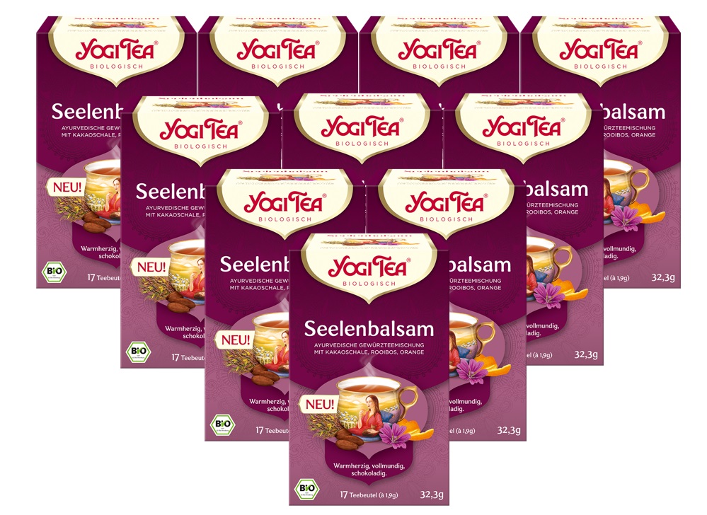 10 x BIO YOGI TEA Seelenbalsam | 10 x 32,3g