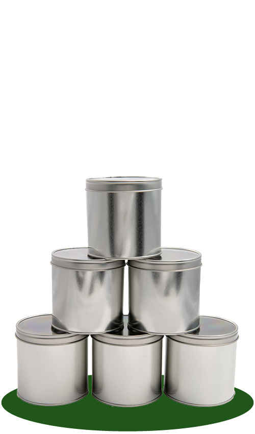 6 x Teedose Claudio für 100 g | mit Fenster 