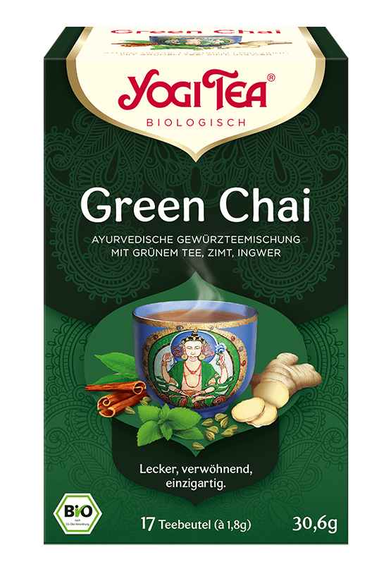 BIO YOGI TEA Green Chai | 17 x 1,8g