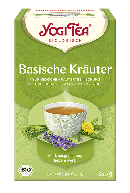 BIO YOGI TEA Basische Kräuter | 17 x 2,1g