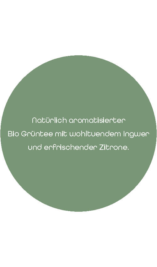 BIO Grüner Tee Ingwer & Zitrone | 1kg 