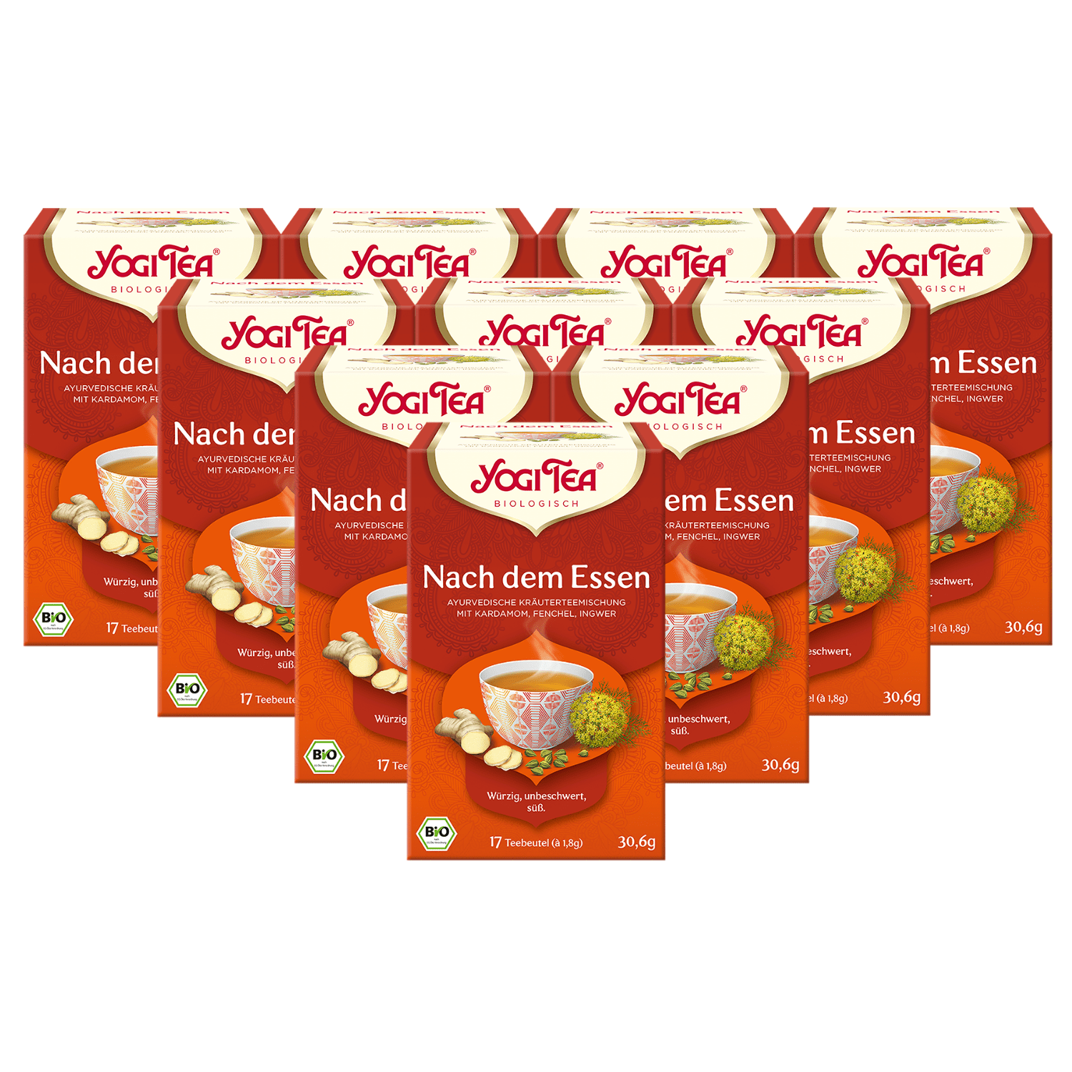 10 x BIO YOGI TEA Nach dem Essen | 10 x 30,6g