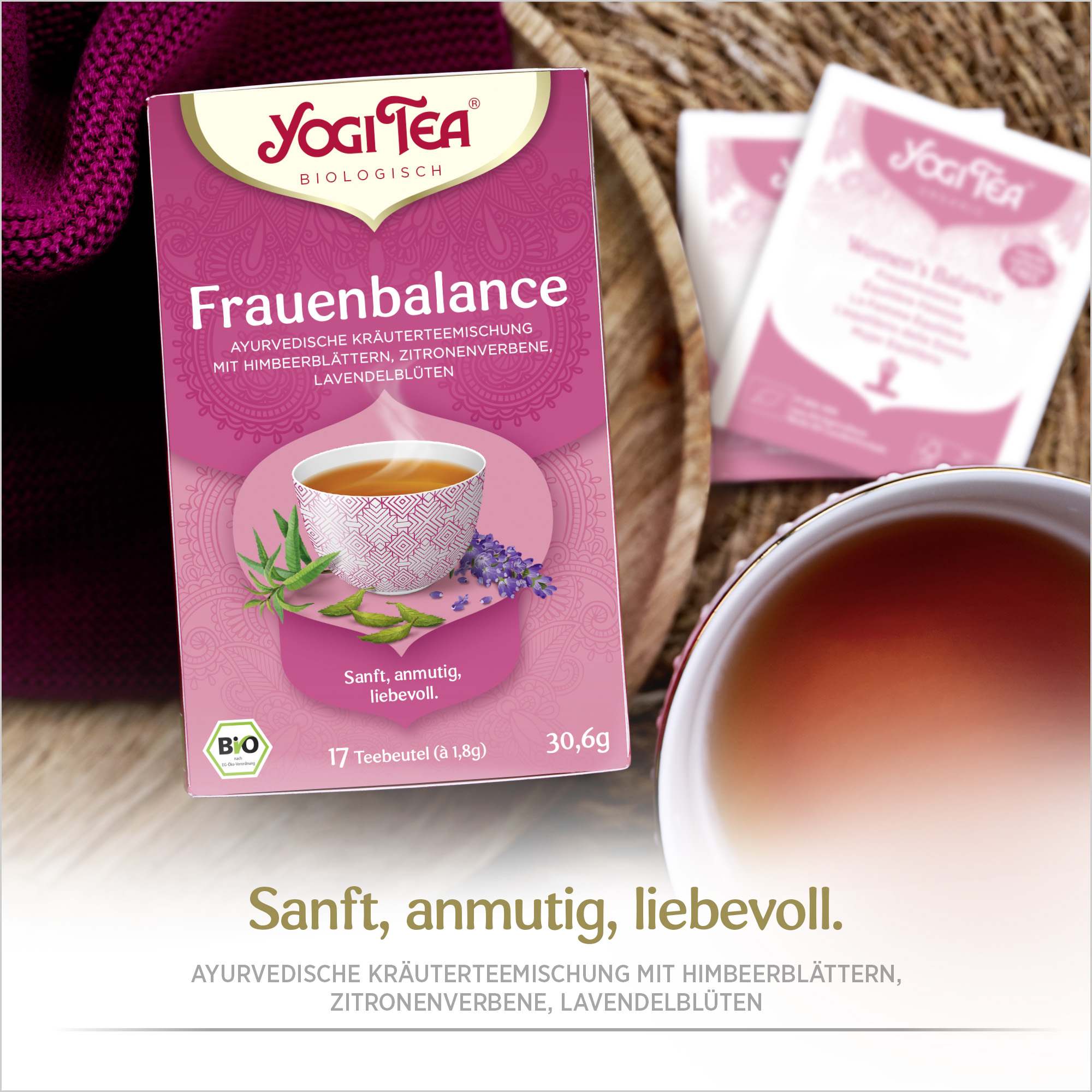 BIO YOGI TEA Frauen Balance | 17 x 1,8g
