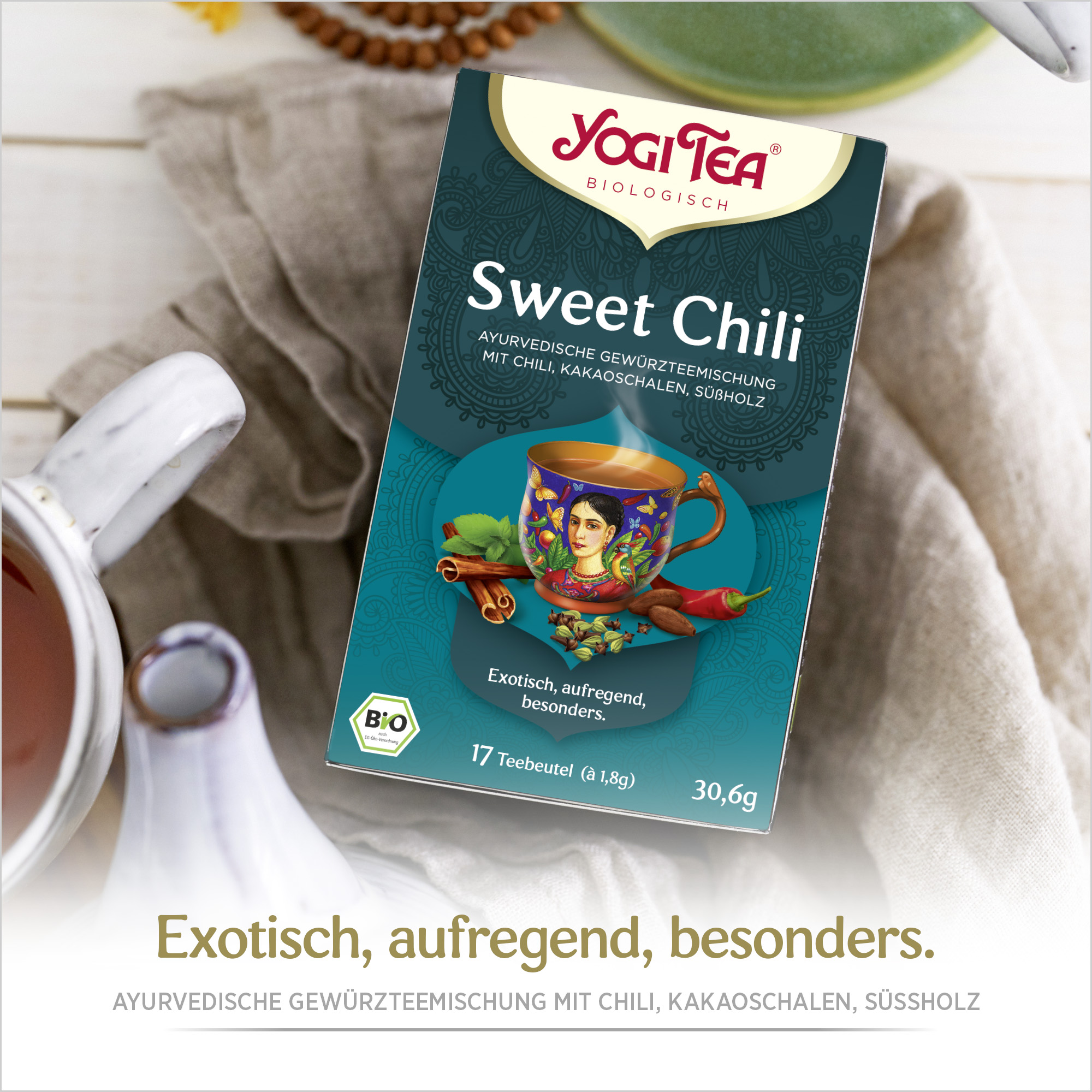BIO YOGI TEA Sweet Chili | 17 x 1,8g