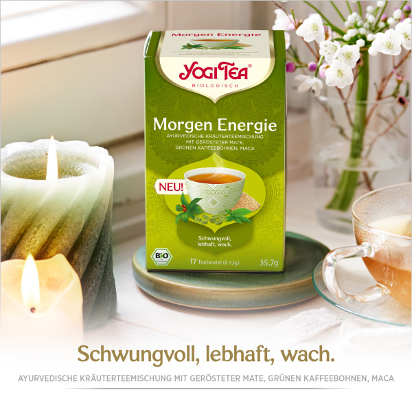10x YOGI TEA Morgen Energie BIO | 10 x 35,7g