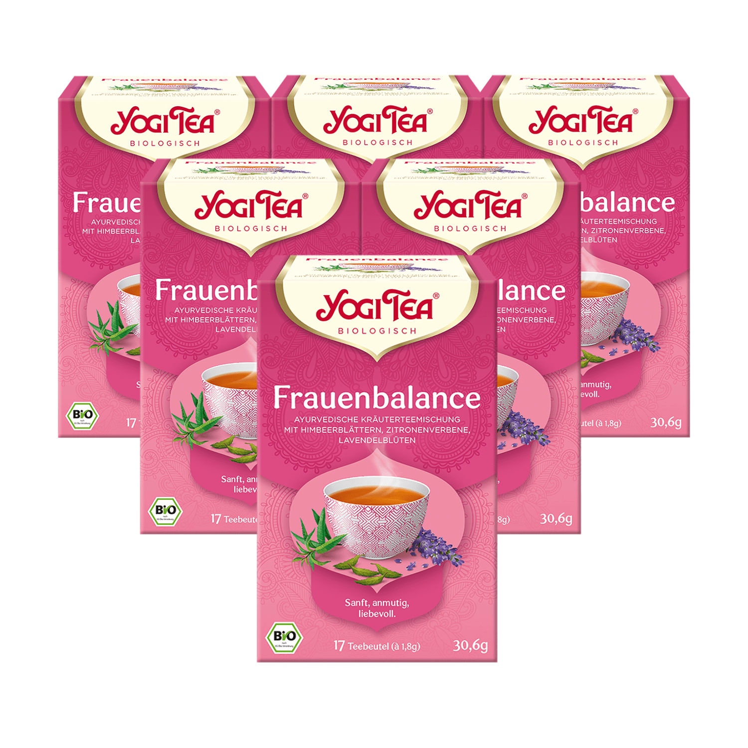 6 x BIO YOGI TEA Frauen Balance | 6 x 30,6g