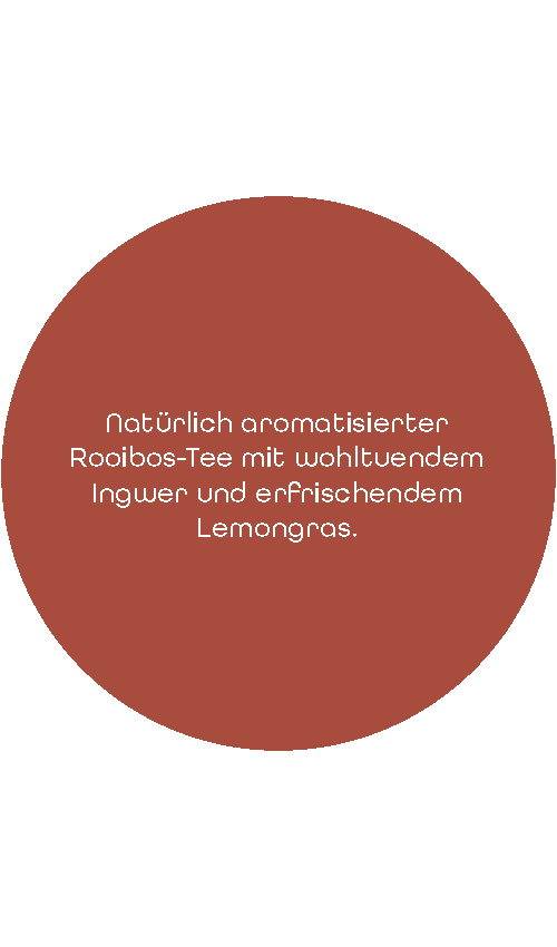 BIO Rooibostee Ingwer und Lemon | 1 kg 