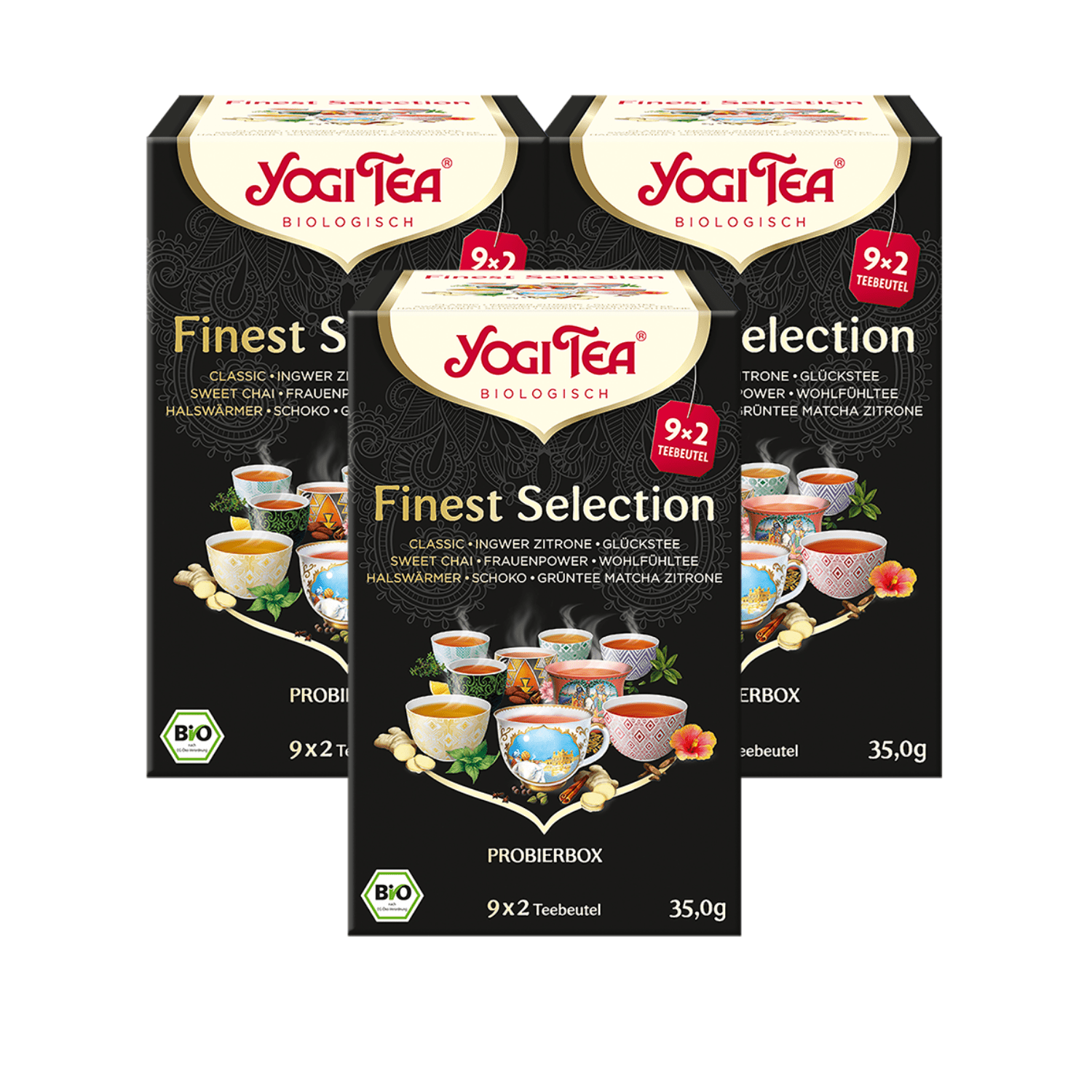 3 x BIO YOGI TEA Finest Selection | 3 x 35g