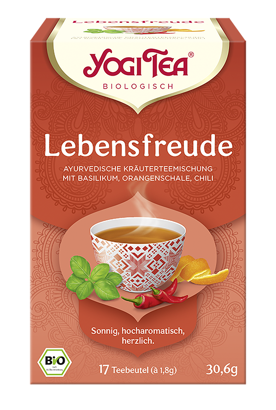 BIO YOGI TEA Lebensfreude 17 x 1,8g 