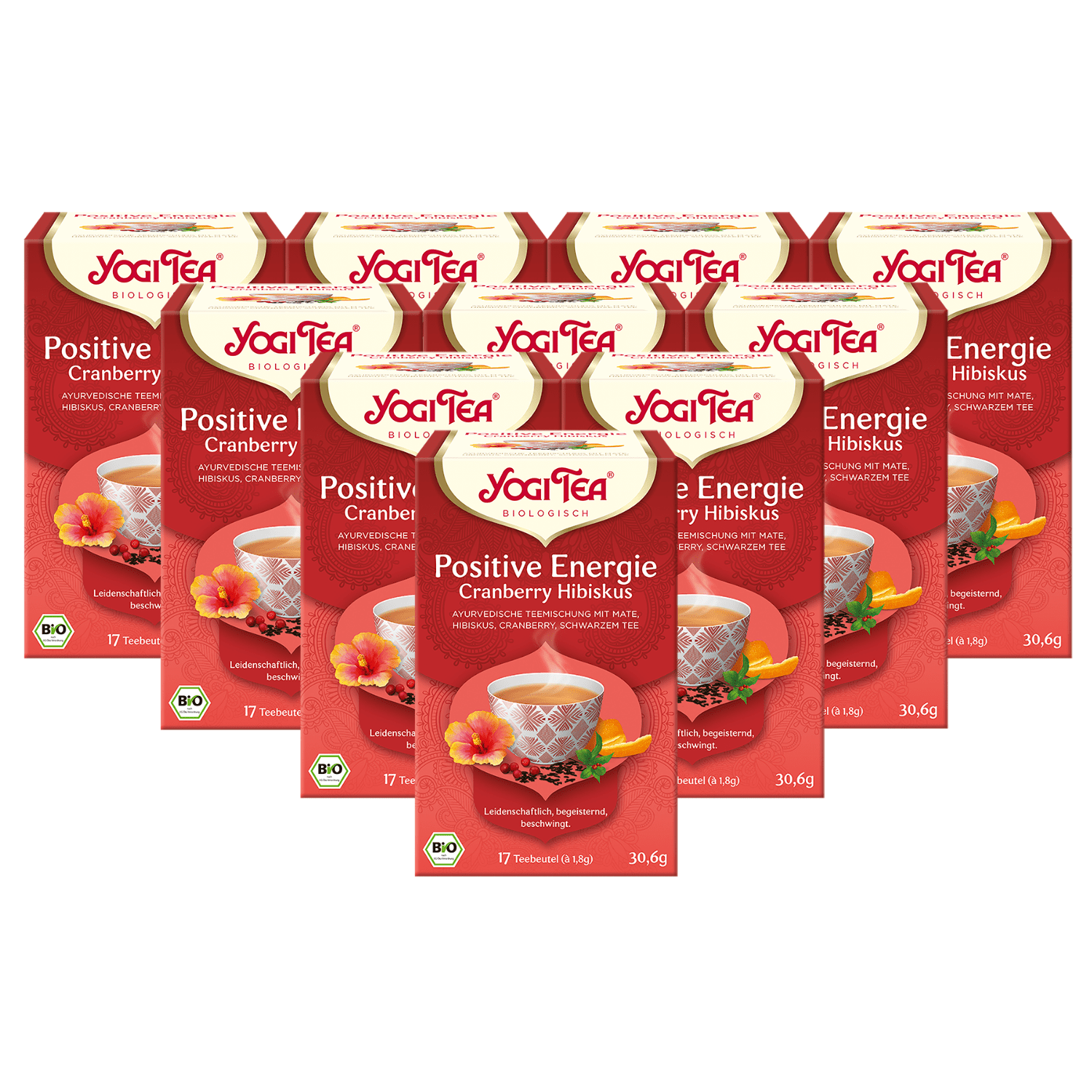 10 x BIO YOGI TEA Positive Energie | 10 x 30,6g