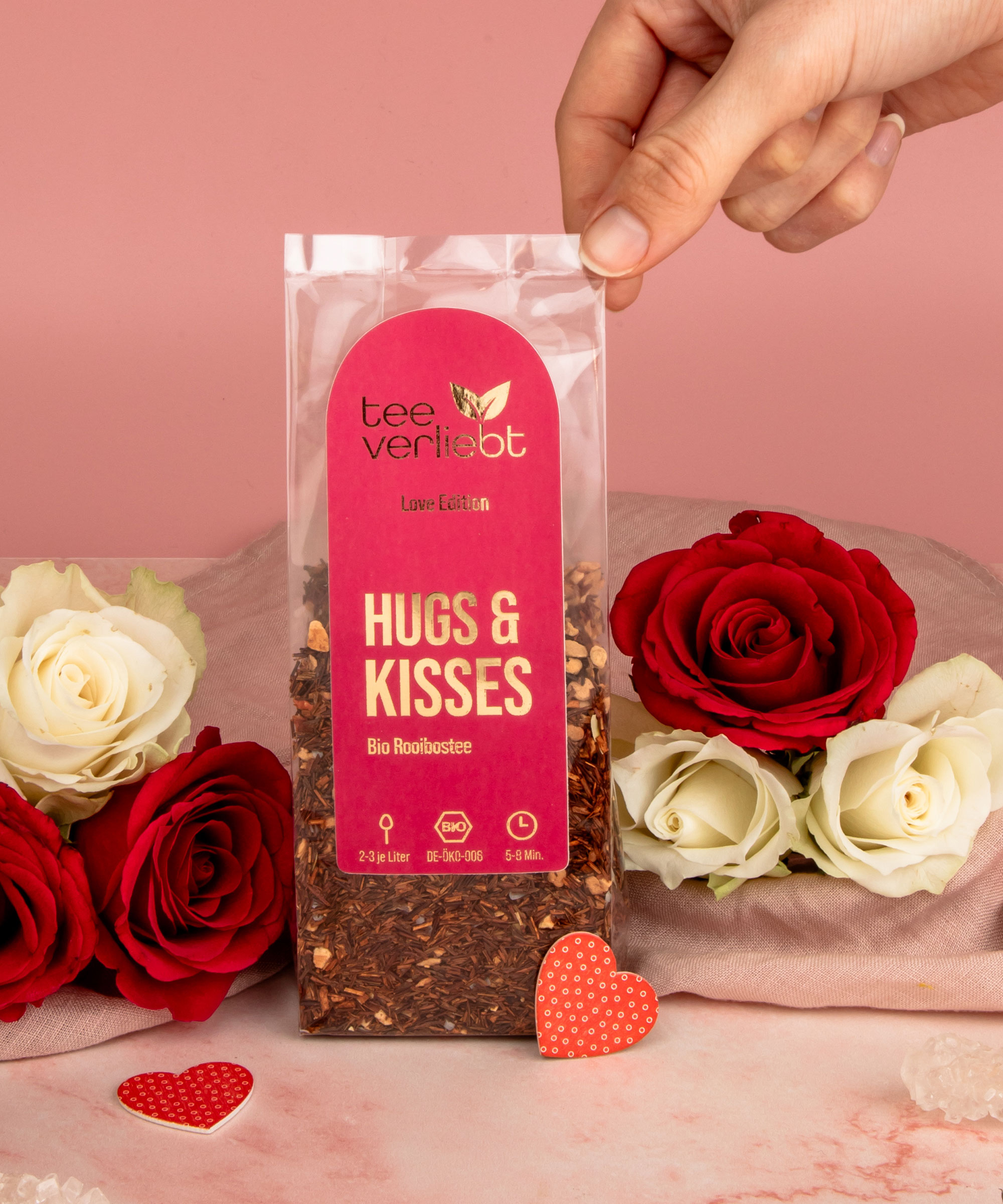 Hugs & Kisses | 100g Bio Rooibostee - Love Edition