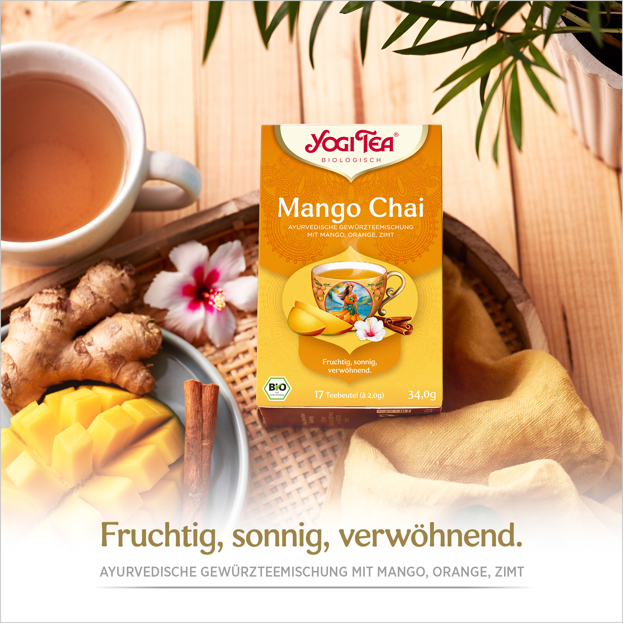 YOGI TEA Mango Chai BIO | 17 x 2g