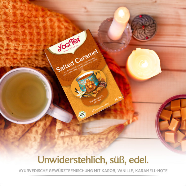 3 x YOGI TEA Salted Caramel BIO 34g