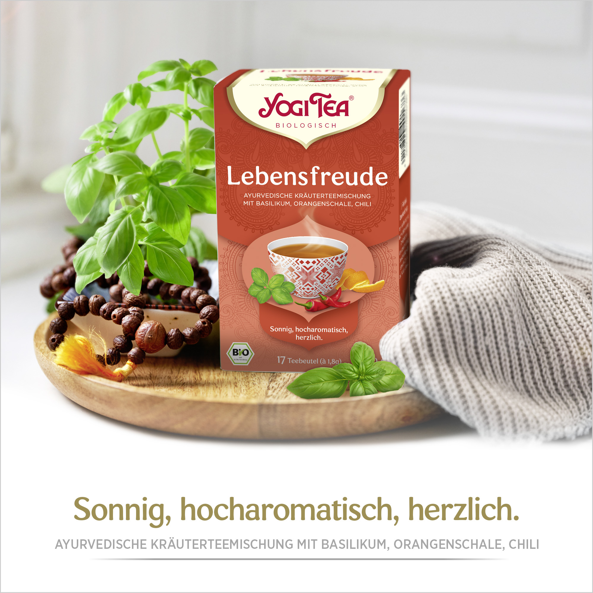BIO YOGI TEA Lebensfreude 17 x 1,8g 