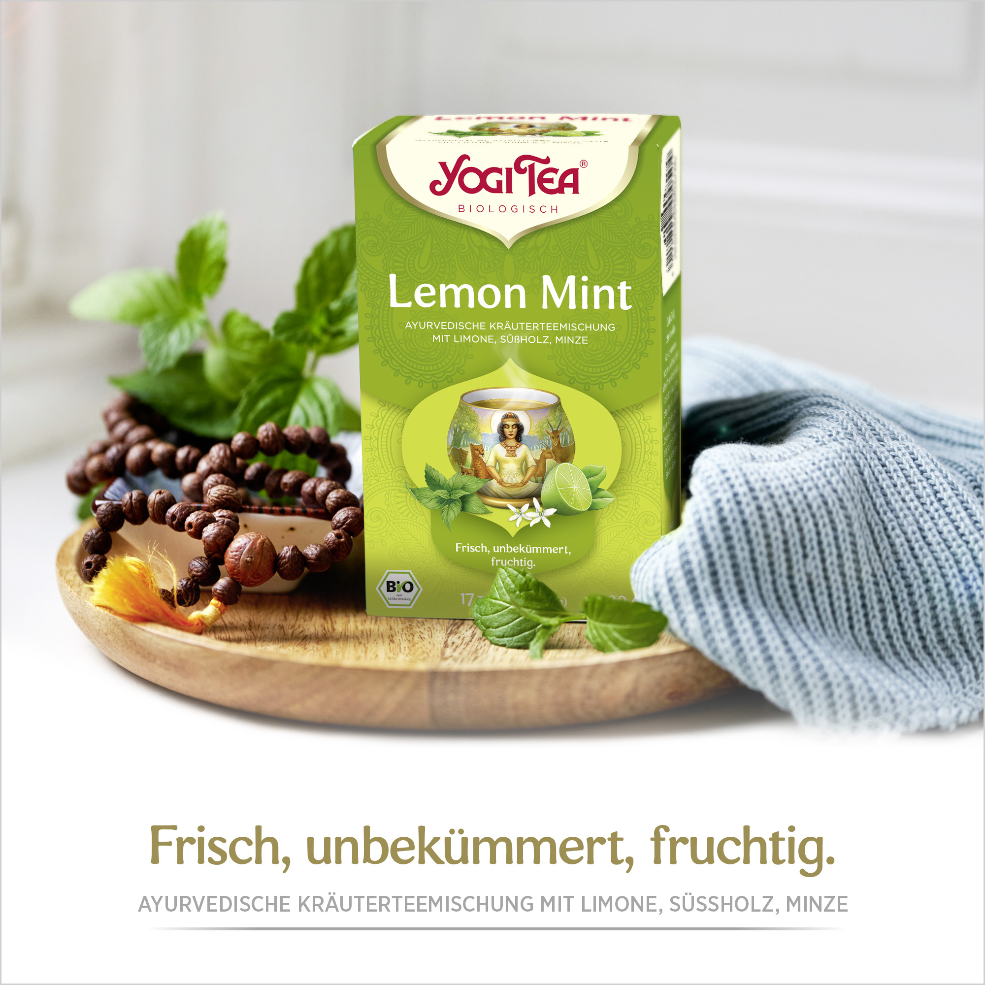 BIO YOGI TEA Lemon Mint | 17 x 1,8g