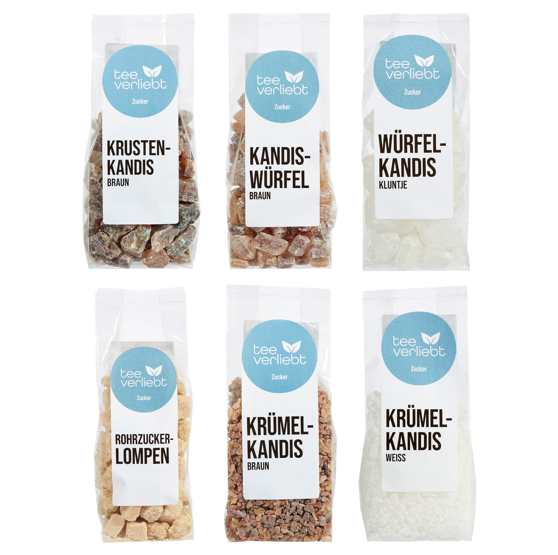 Kandis Probier-Set (6 x 250g)