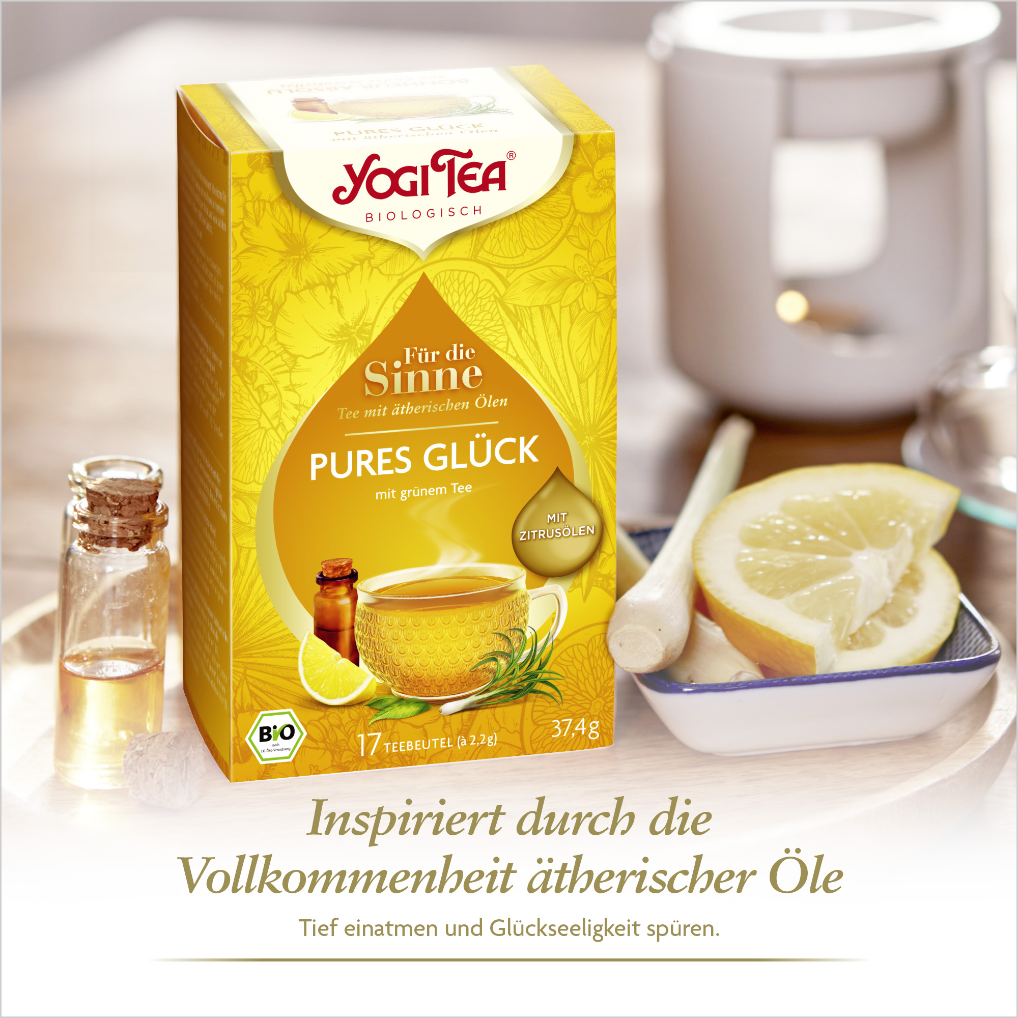 10 x BIO YOGI TEA FTS Pures Glück | 10x37,4g 