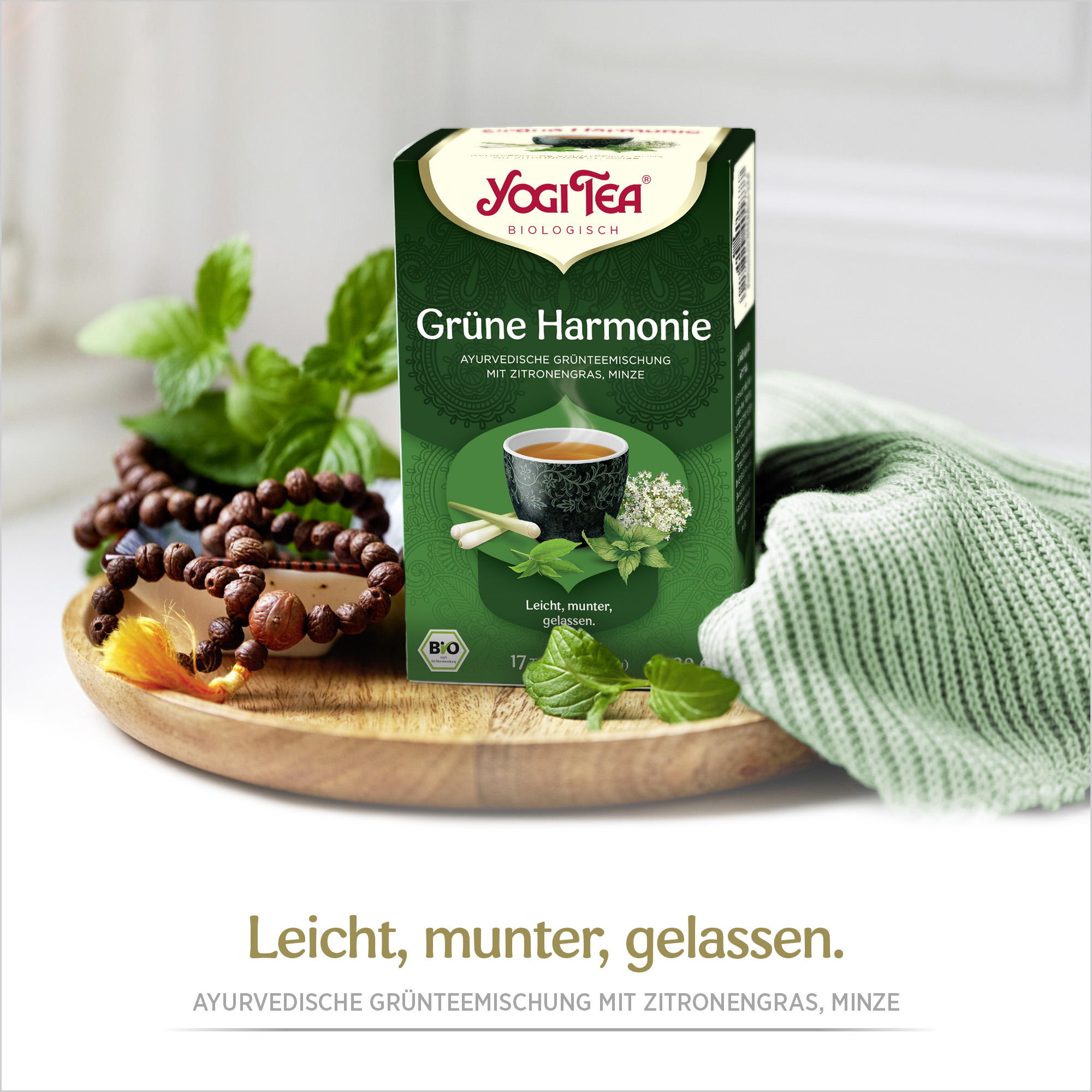 BIO YOGI TEA Grüne Harmonie | 17 x 1,8g 