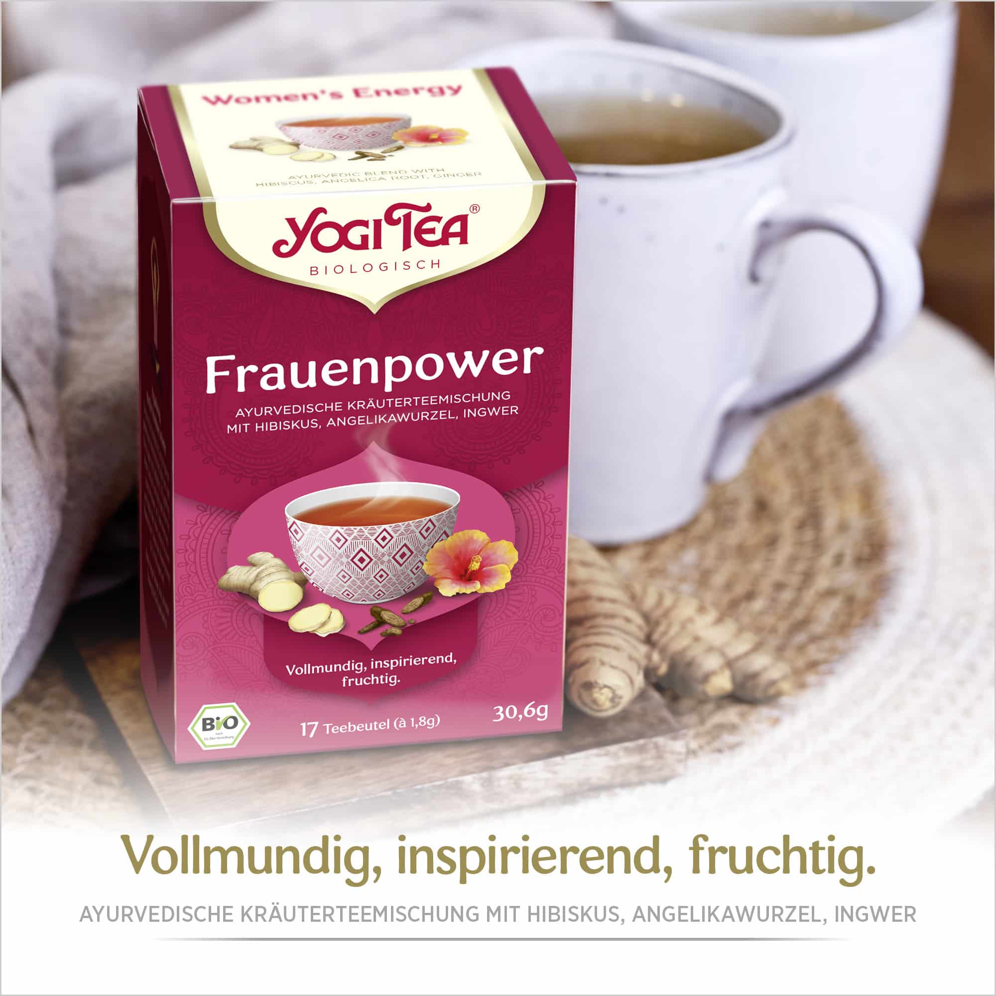 10 x BIO YOGI TEA Frauenpower | 10 x 30,6g 