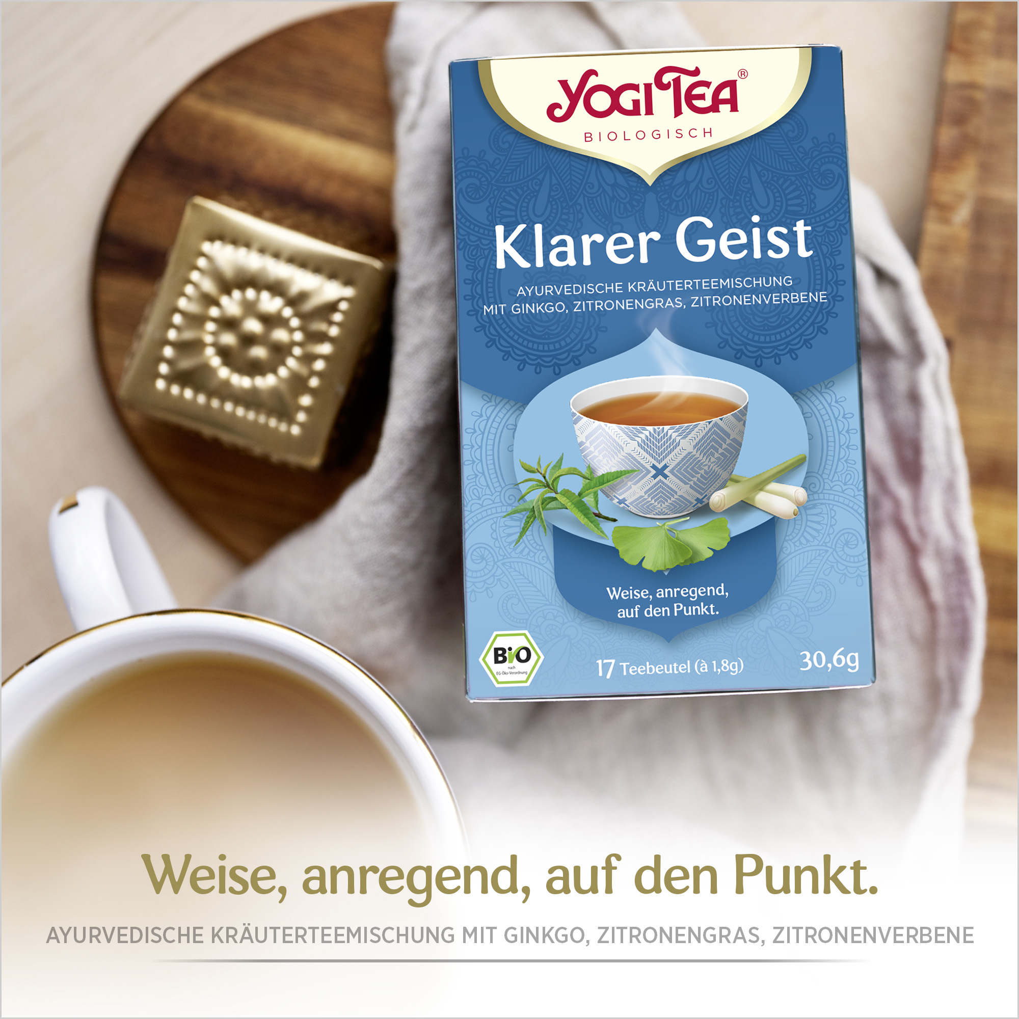 10 x BIO YOGI TEA Klarer Geist | 10 x 30,6g