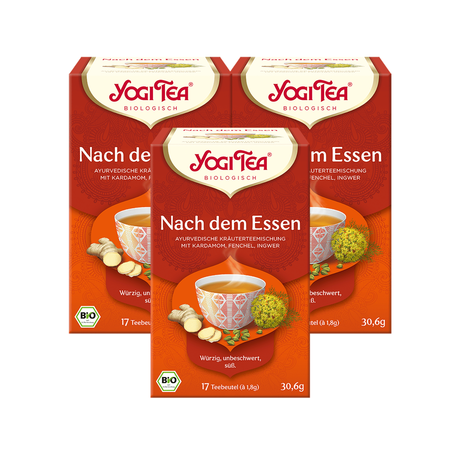 3 x BIO YOGI TEA Nach dem Essen | 3 x 30,6g 