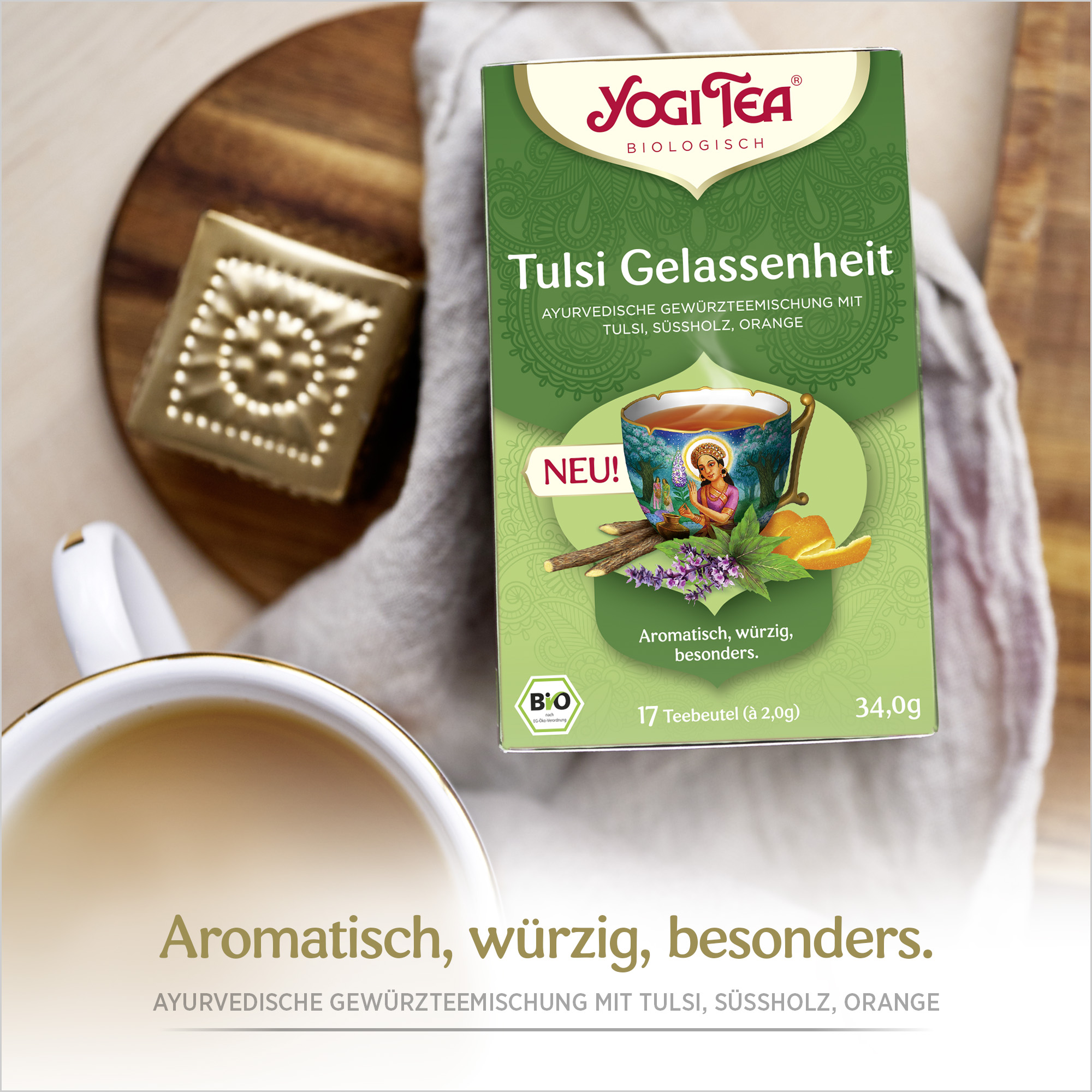 10 x BIO YOGI TEA Tulsi Gelassenheit | 10 x 34g