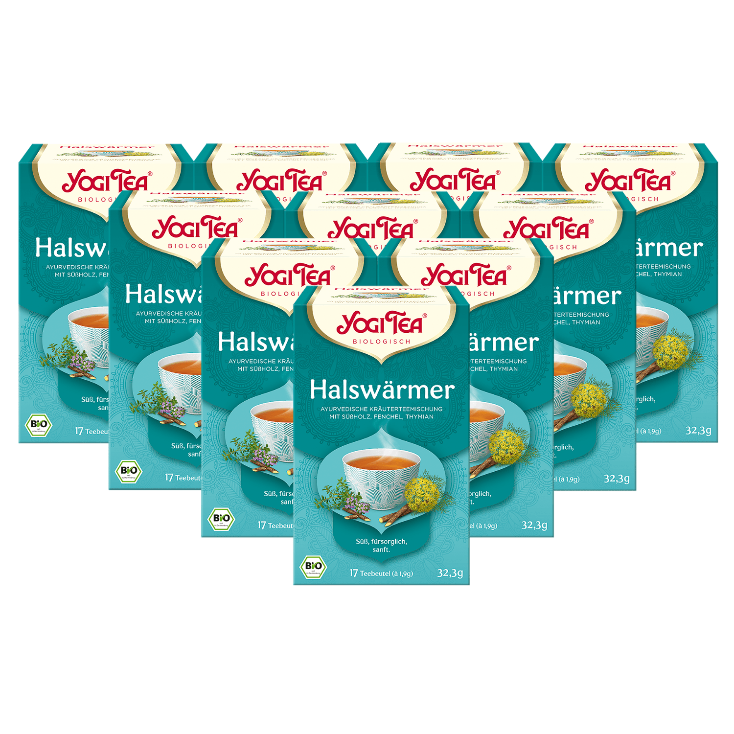 10 x BIO YOGI TEA Halswärmer | 10 x 30,6g 