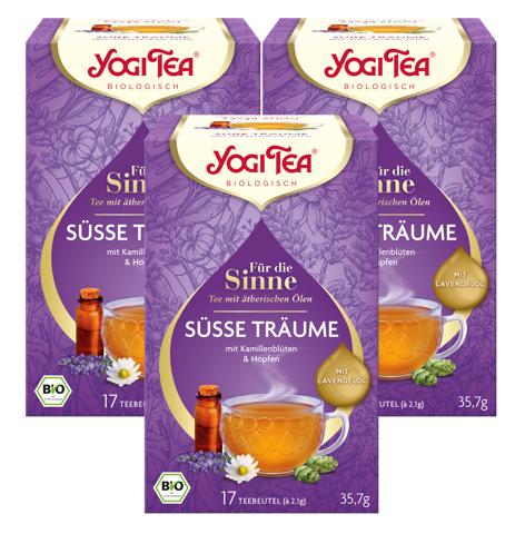 3 x BIO YOGI TEA FTS Süsse Träume | 3 x 35,7g 