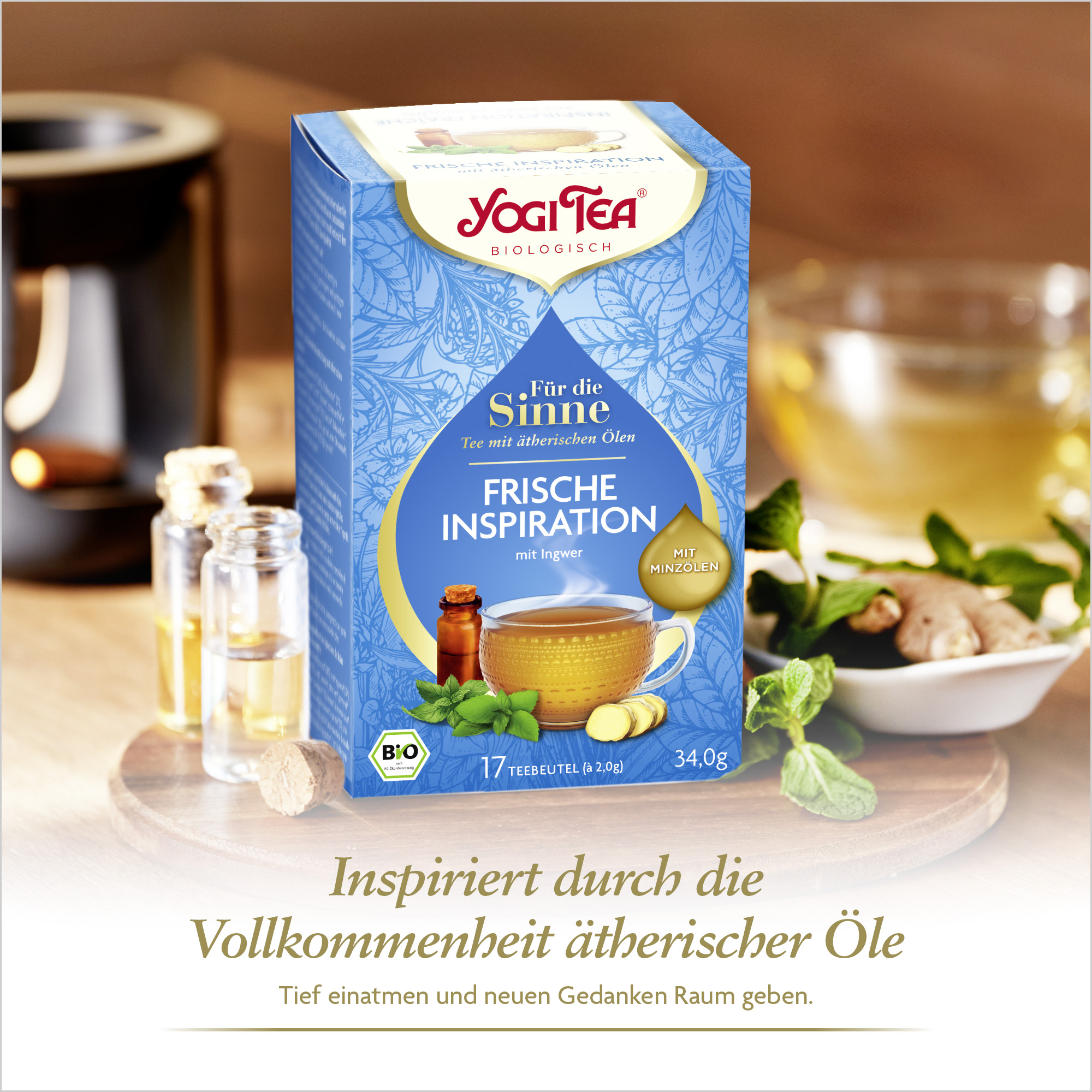 10 x BIO YOGI TEA FTS Frische Inspiration | 10x34g 